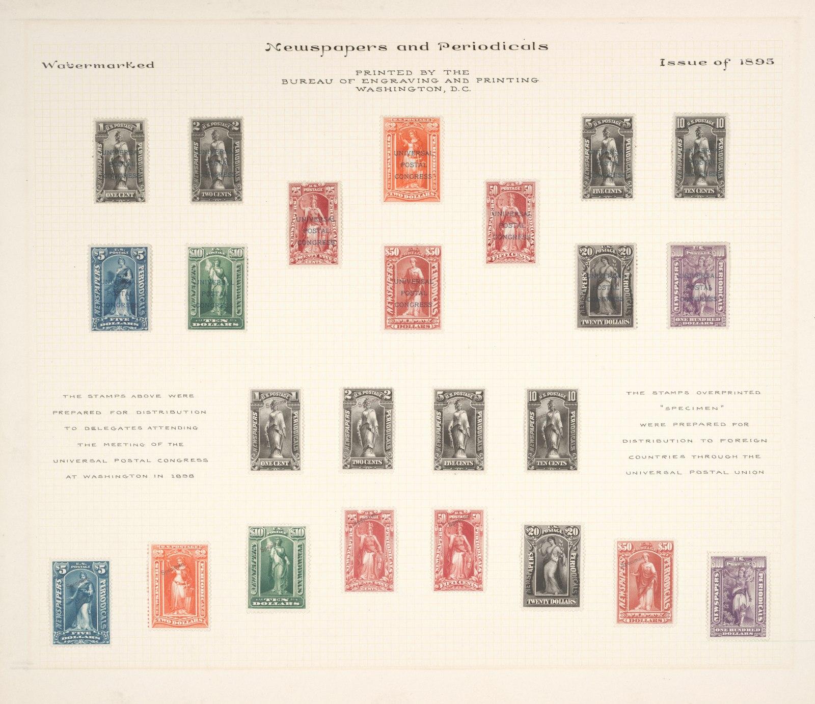 Album de timbres ancien ouvert